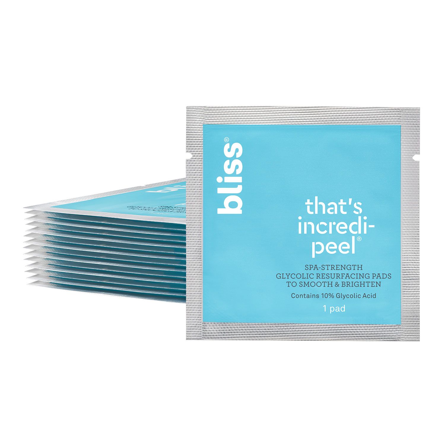 Bliss That's Incredi-peel® Glycolic Acid Resurfacing Face Peel Pads Ansiktsbehandling