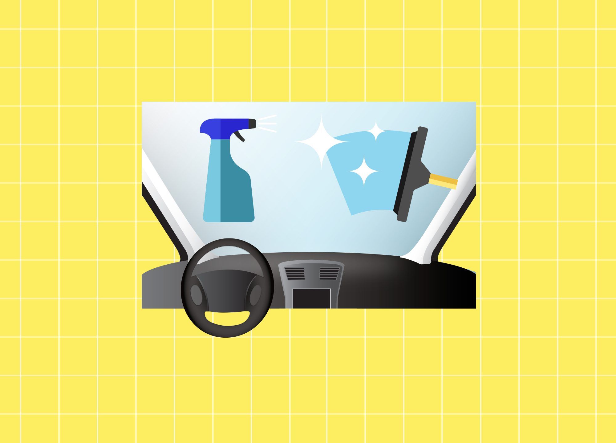 Curățarea interiorului mașinii: Cum se curăță geamurile mașinii