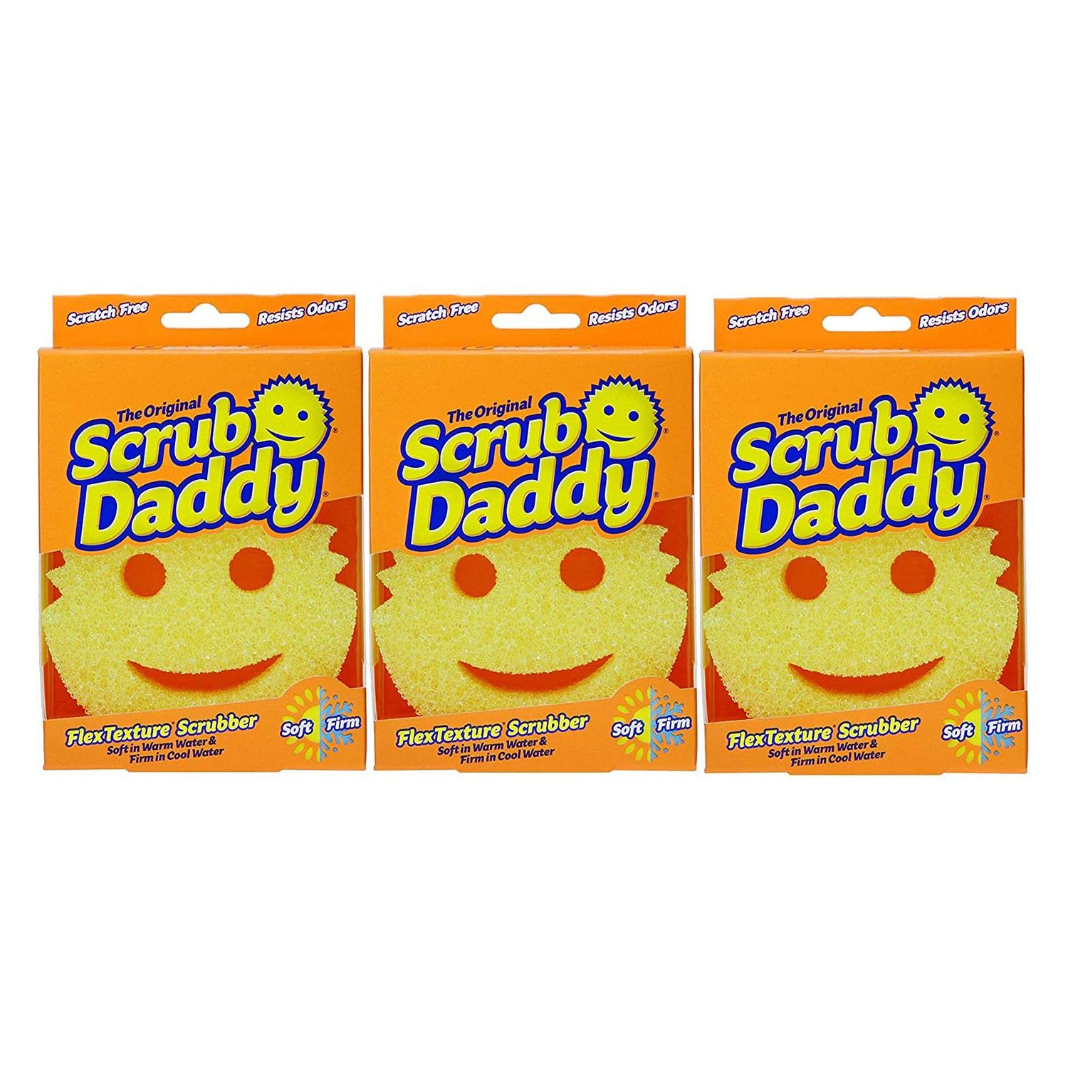 إسفنجة Scrub Daddy الأصلية - أداة تنظيف خالية من الخدوش للأطباق والمنزل