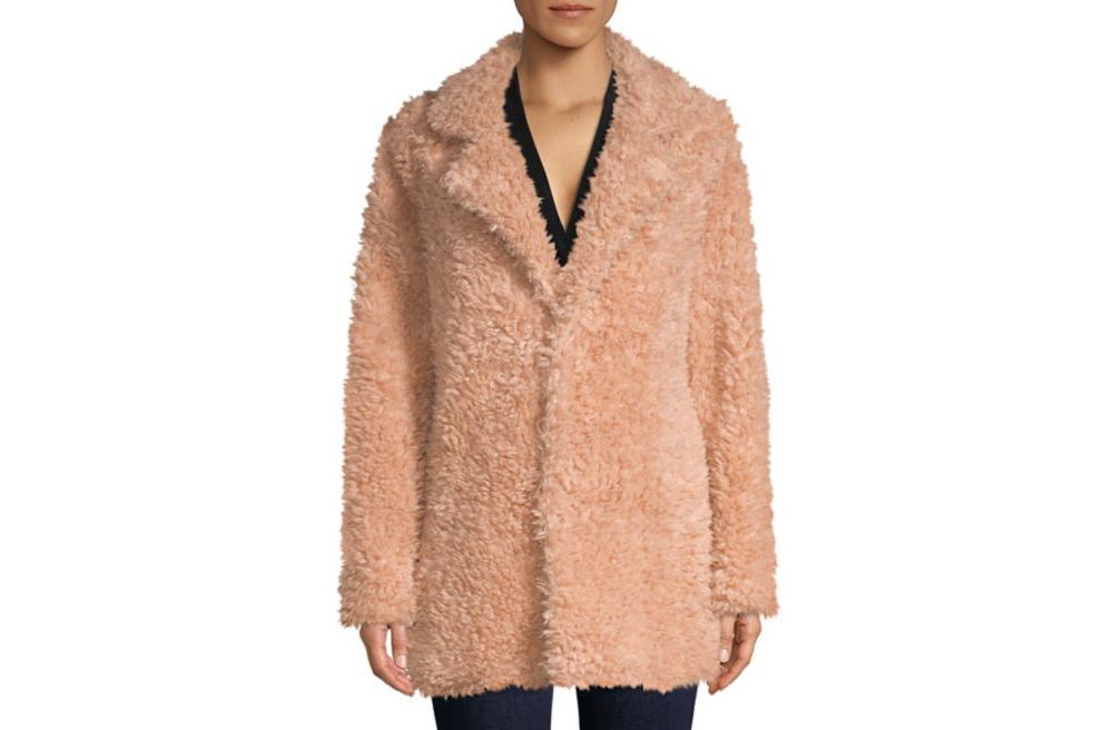 Design Lab Faux Fur Teddy Coat