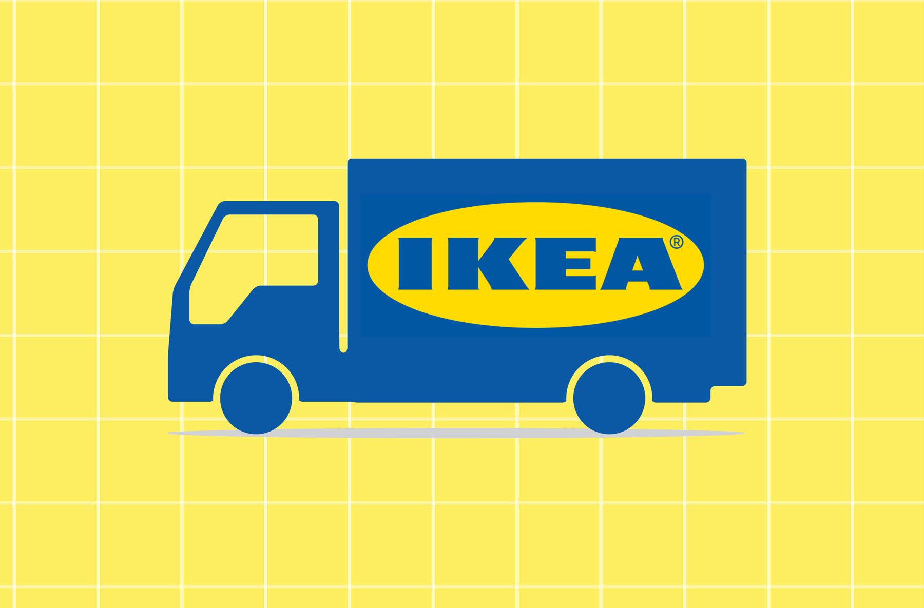 IKEA piegāde un nosūtīšana - IKEA kravas automašīna