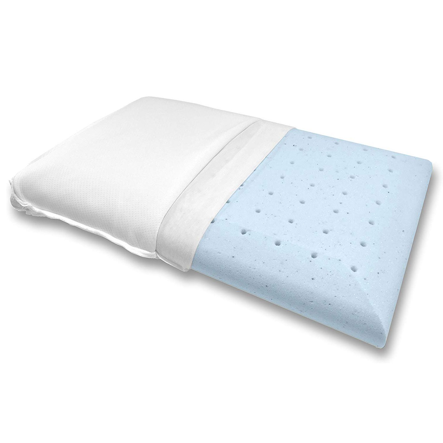 Cuscino in schiuma di memoria gel ultra sottile Bluewave Bedding