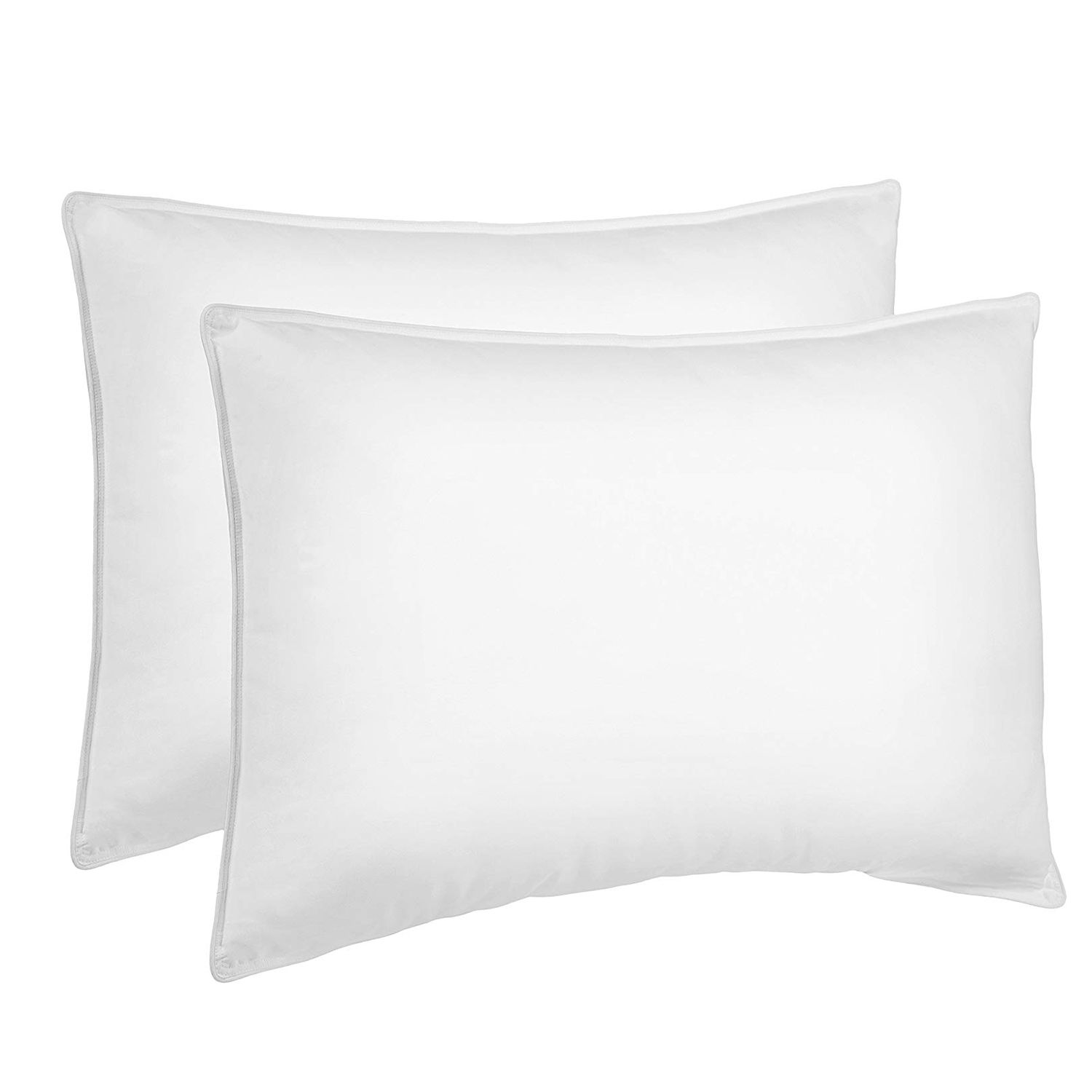 AmazonBasics Travesseiros de cama alternativos e travessas com 2 pacotes
