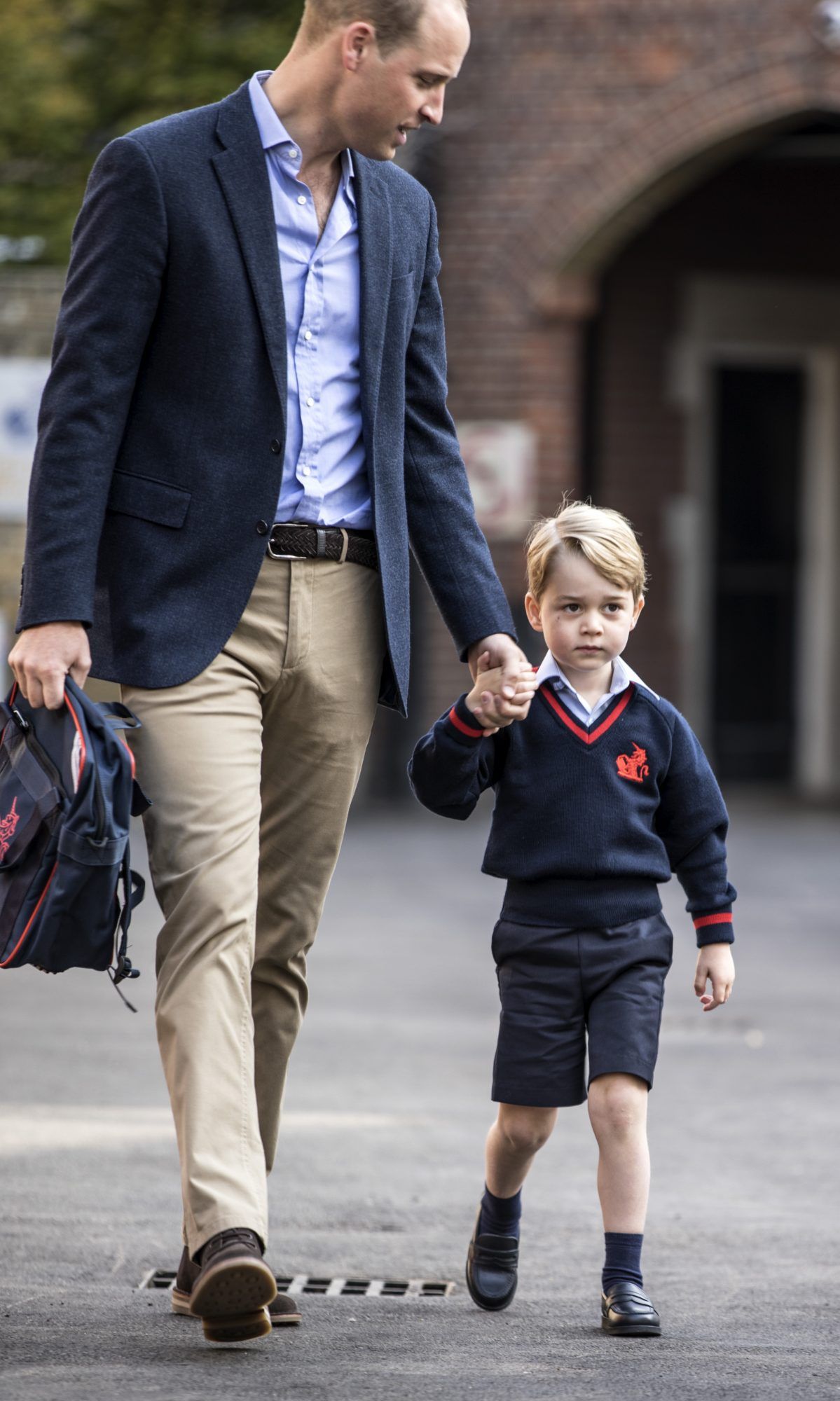George herceg első iskolai napja