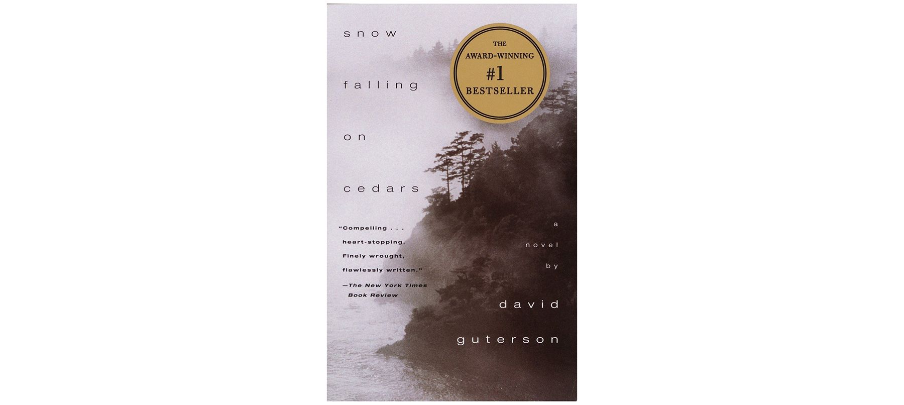 David Guterson'ın Cedars Üzerine Yağan Kar kitabının kapağı