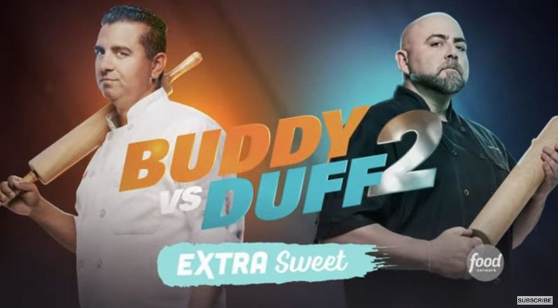 Was machen sie mit den Kuchen bei Buddy vs Duff?