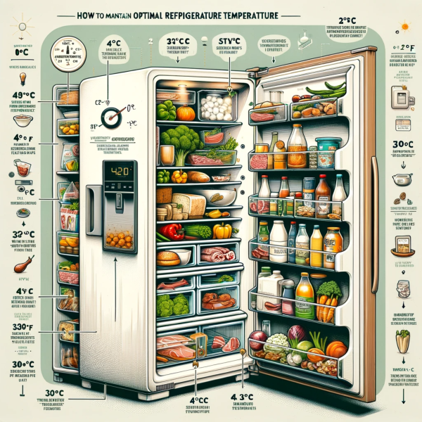 Как да поддържате оптимална температура в хладилника за съхранение на храна