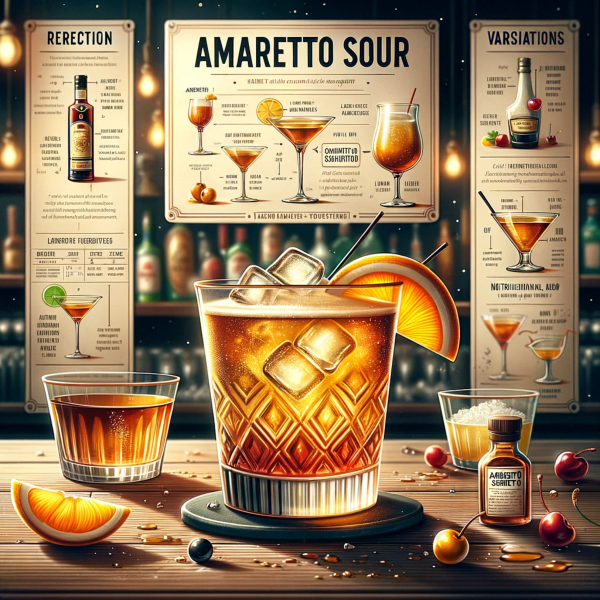 Amaretto Sour - оны қалай жасауға болады, әртүрлі нұсқалар және денсаулық фактілері