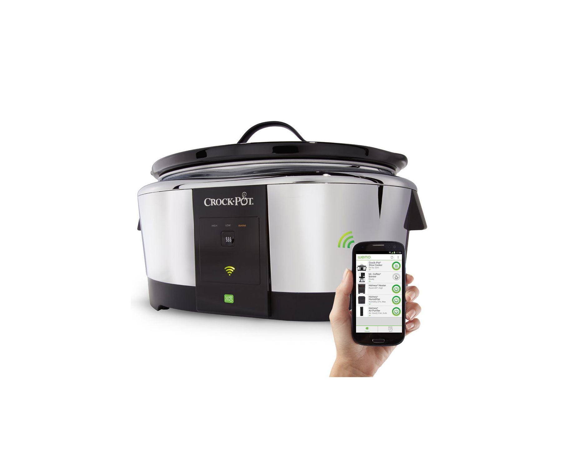 Crock-Pot Smart WiFi-aktiveret WeMo 6-Quart Slow Cooker