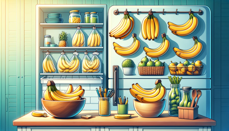바나나를 신선하게 유지하는 방법 - 바나나를 보관하고 관리하는 방법
