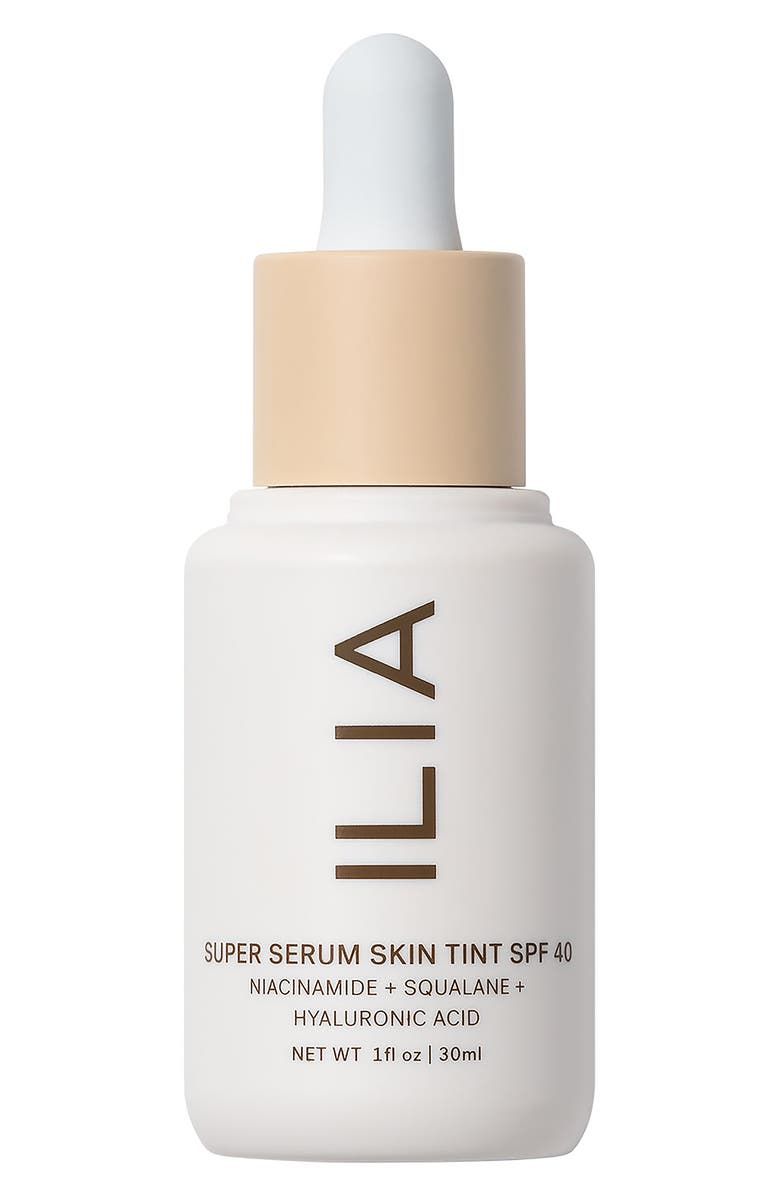rasas pamats-ILIA Super Serum Skin Tint SPF 40 tonālais krēms