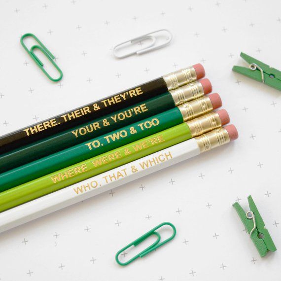 Rimelige strømper: søte blyanter fra Etsy