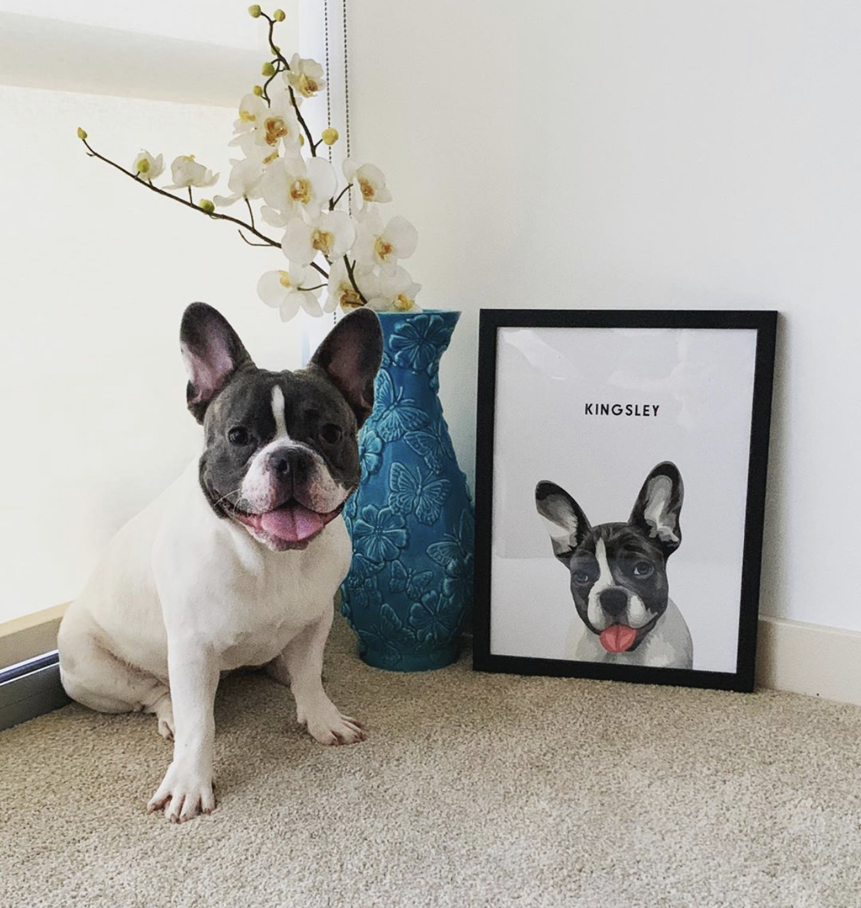 West i Willow prilagođeni portret psa