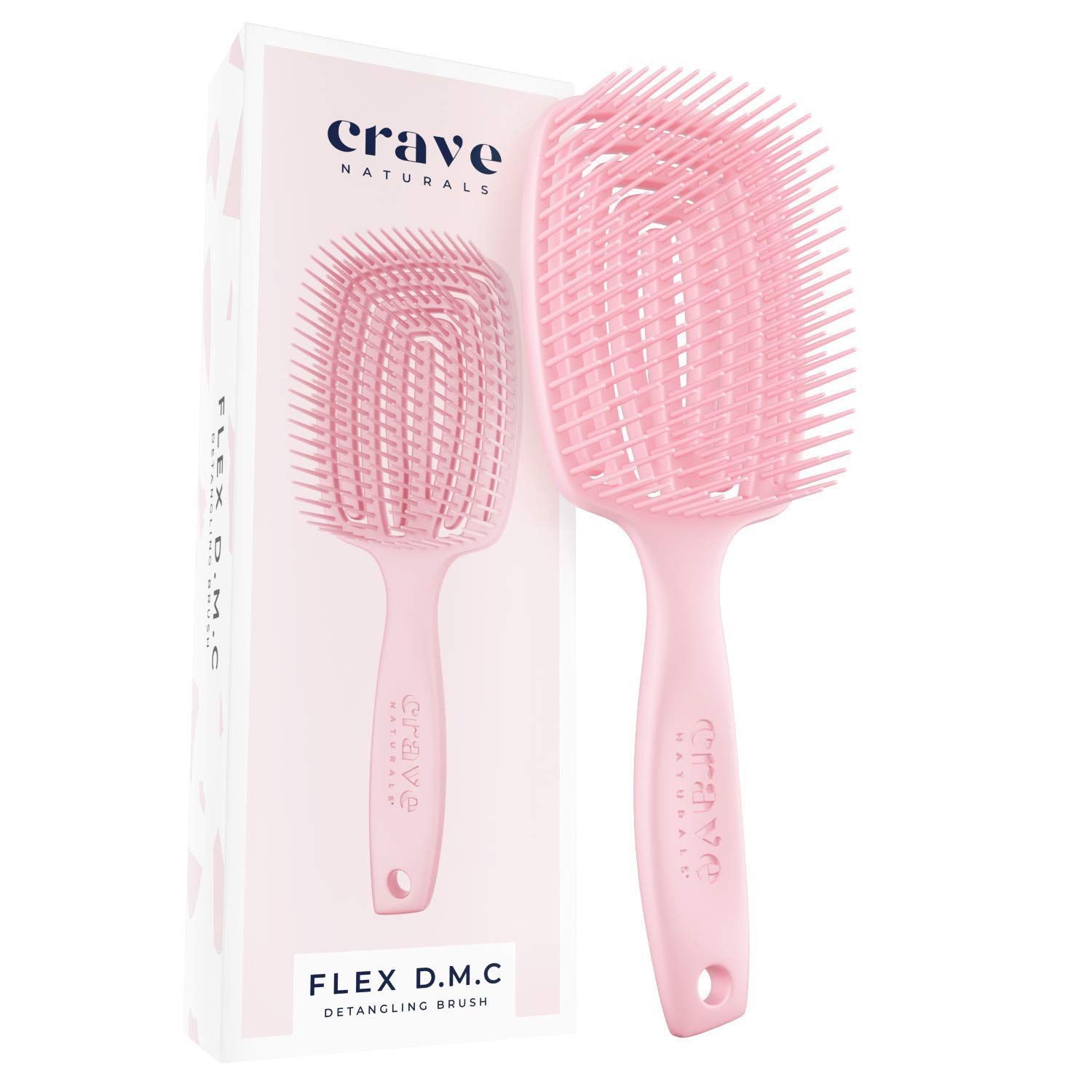 Crave Naturals FLEX DMC detangling børste til naturligt tekstureret hår