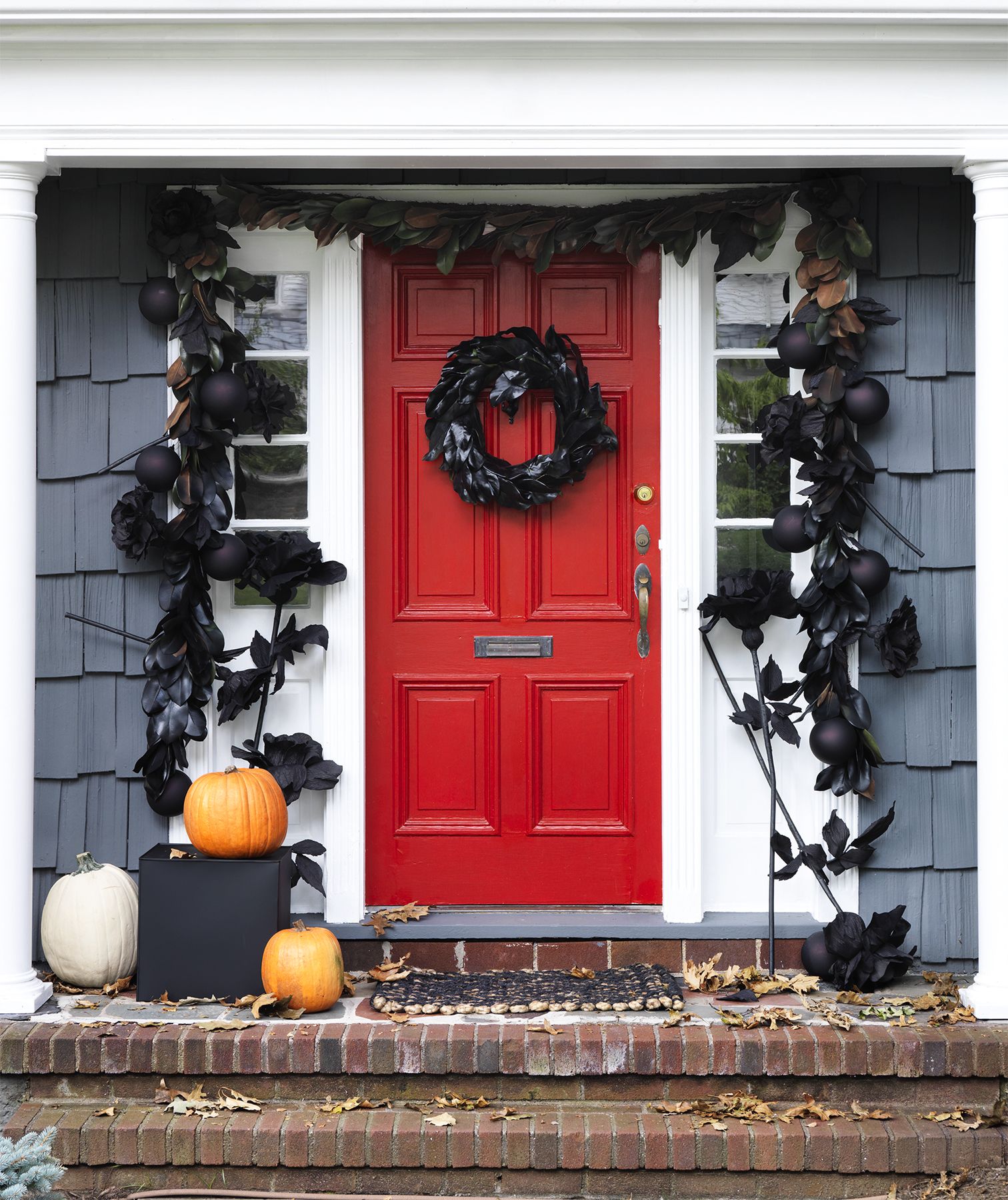 4 faszinierende Halloween-Dekorationsideen für Ihre Haustür Front