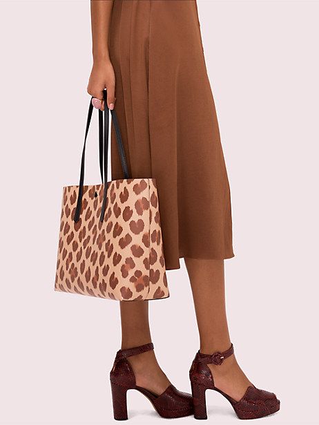 Molly Leopard Large Tote