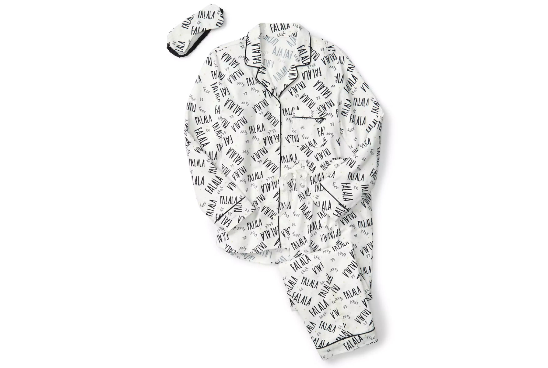 Pijama de franela GAP con antifaz