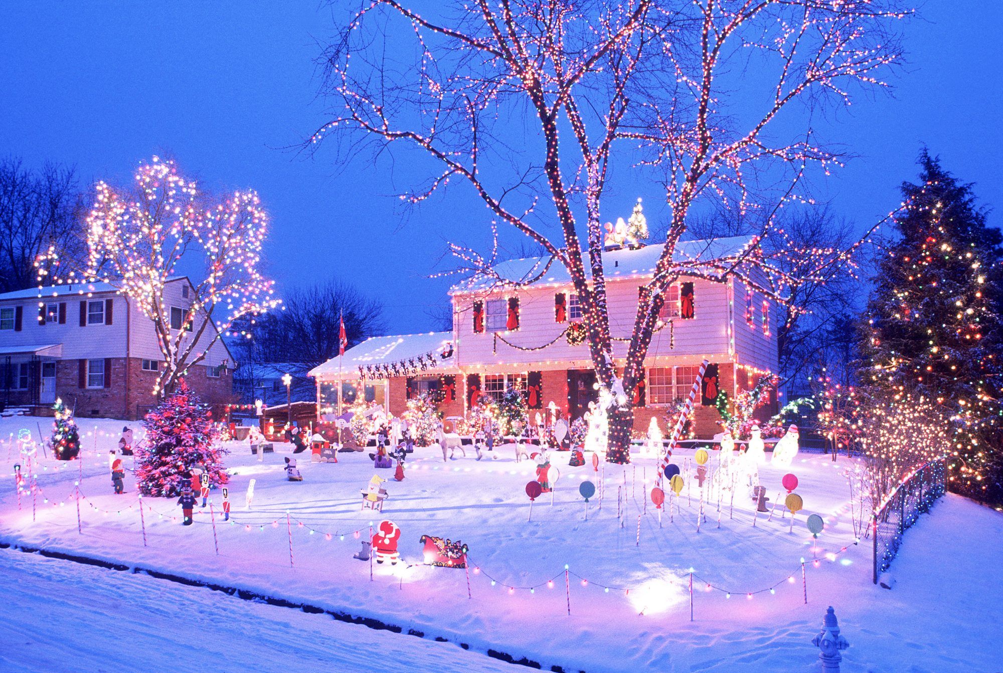Dette 'Cheer Map' viser dig de bedste julelys i dit nabolag