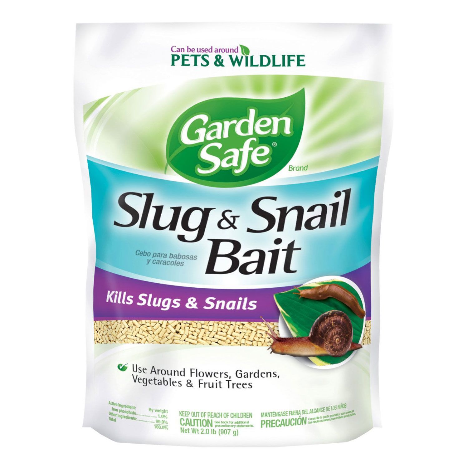 Garden Safe Slug and Snail Bait do samodzielnego zwalczania szkodników