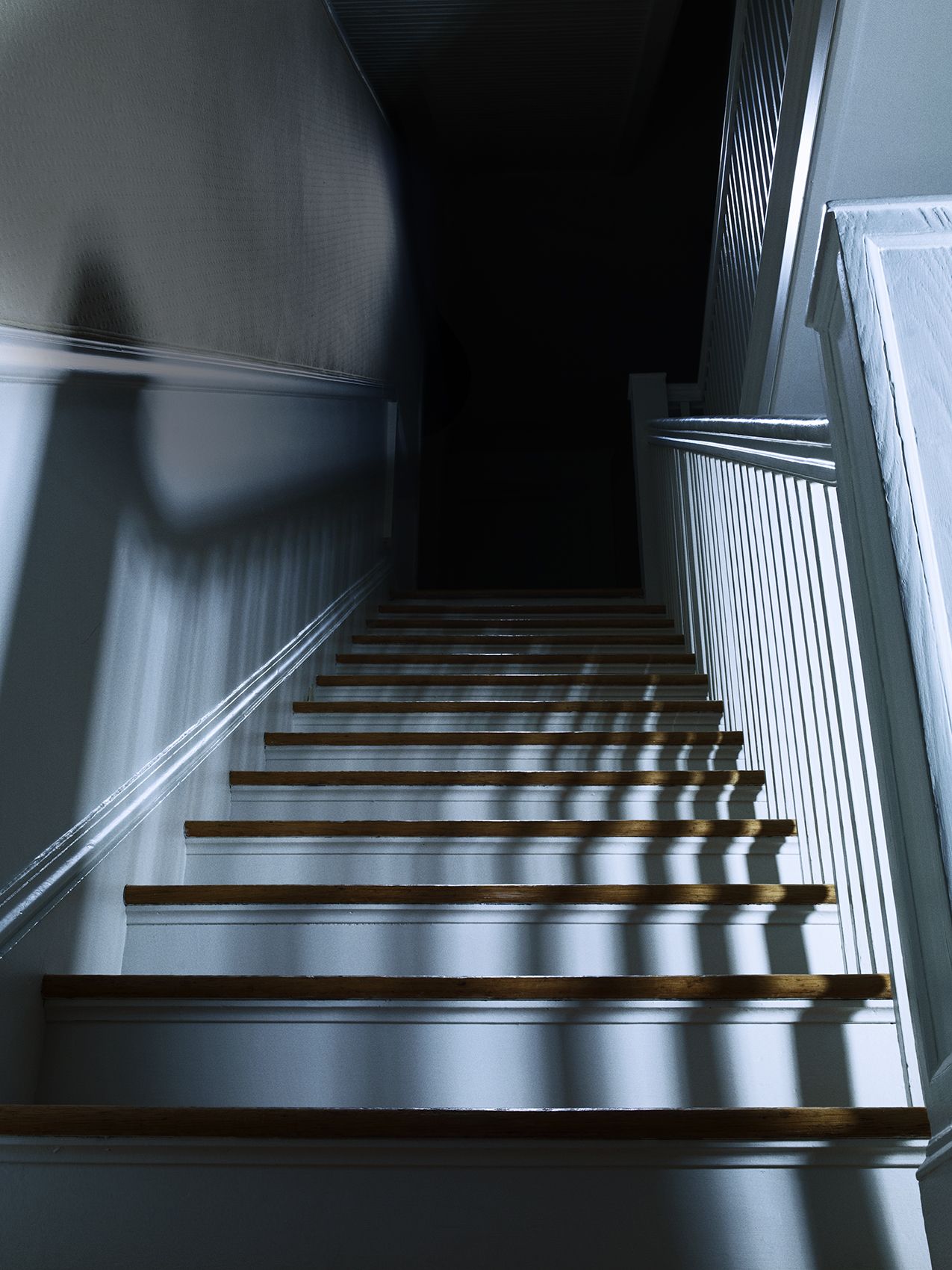 Schattenhafte Treppe