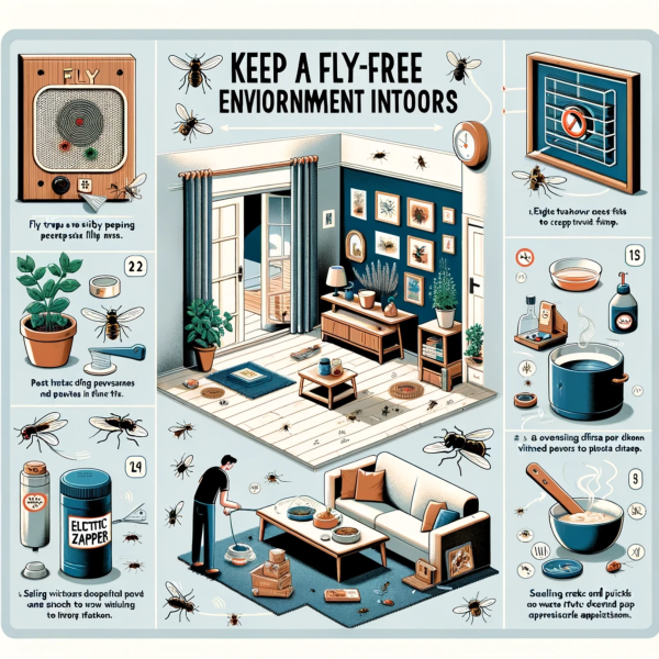 Съвети за създаване на среда без мухи на закрито