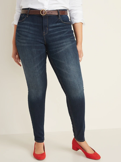 Rockstar Super Skinny Jeans in Old Navy mit mittelhohem Bund für Damen