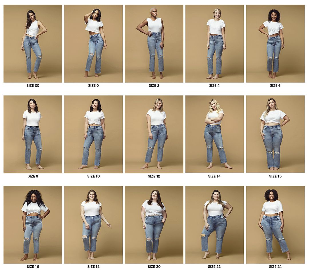 Gode ​​amerikanske jeansstørrelser