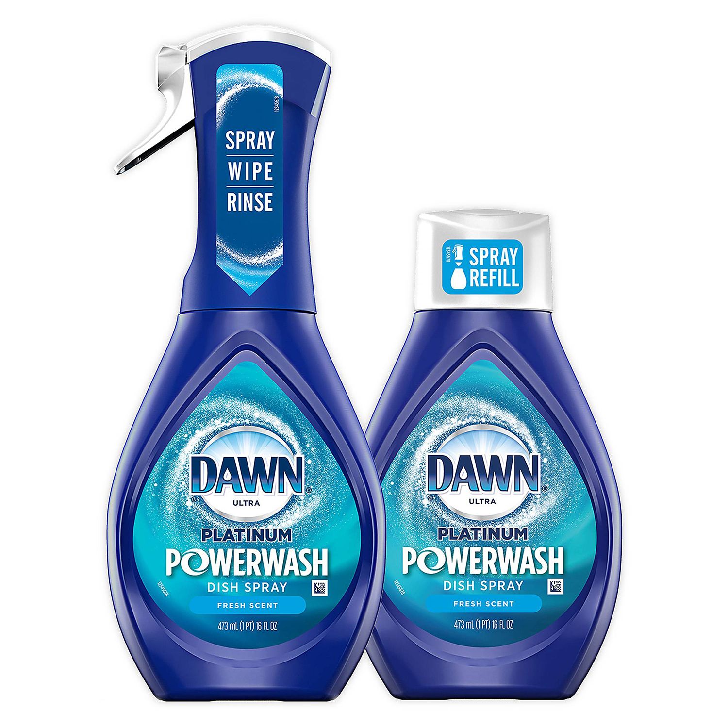 Dawn Ultra Platinum Powerwash trauku izsmidzināšanas saišķis