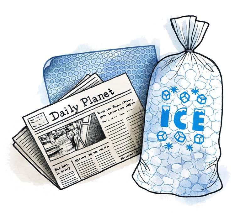 クーラーの梱包方法：氷の融解を遅くする