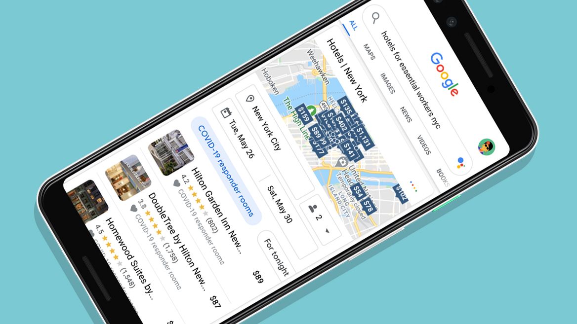 Filtar Google Maps and Search pomaže osobama koje reagiraju na COVID da pronađu povoljne hotelske sobe