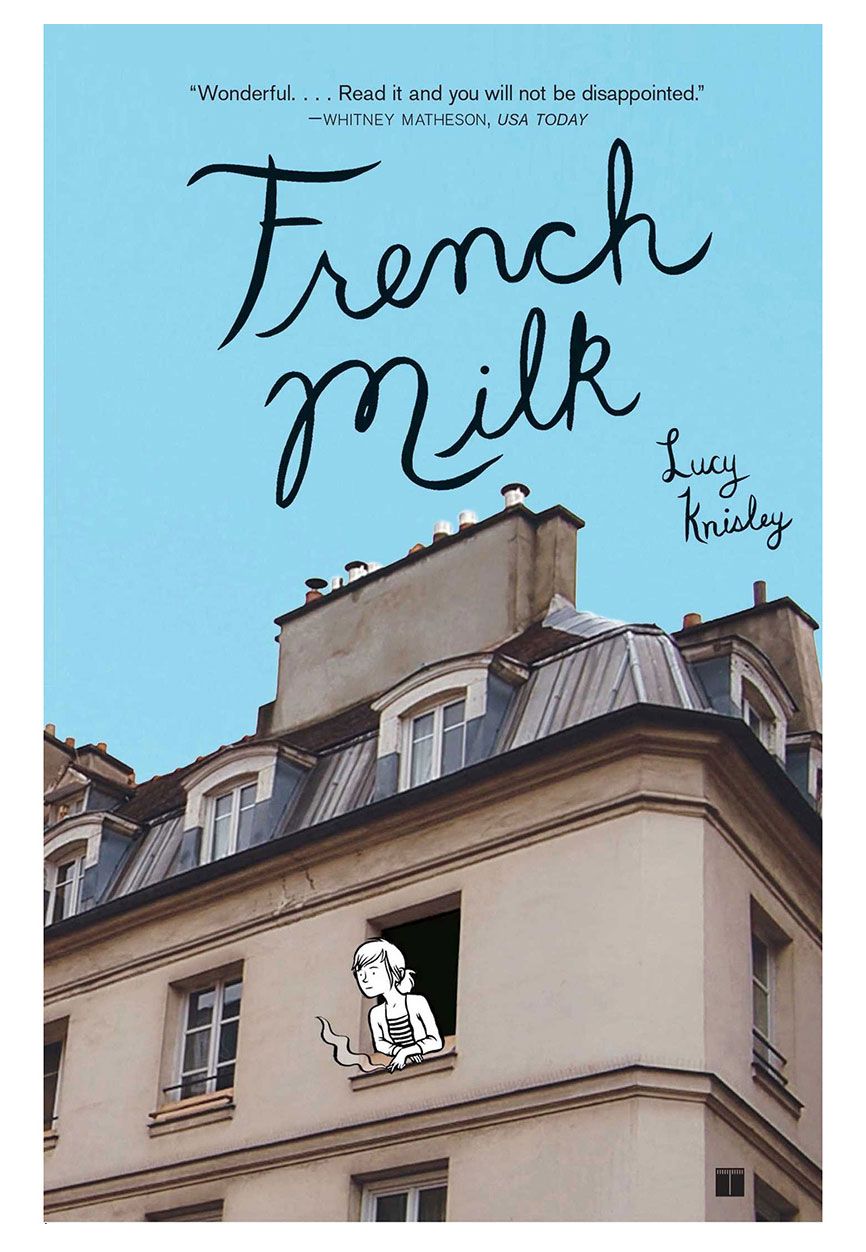 Γαλλικό γάλα, από το εξώφυλλο βιβλίου της Lucy Knisley