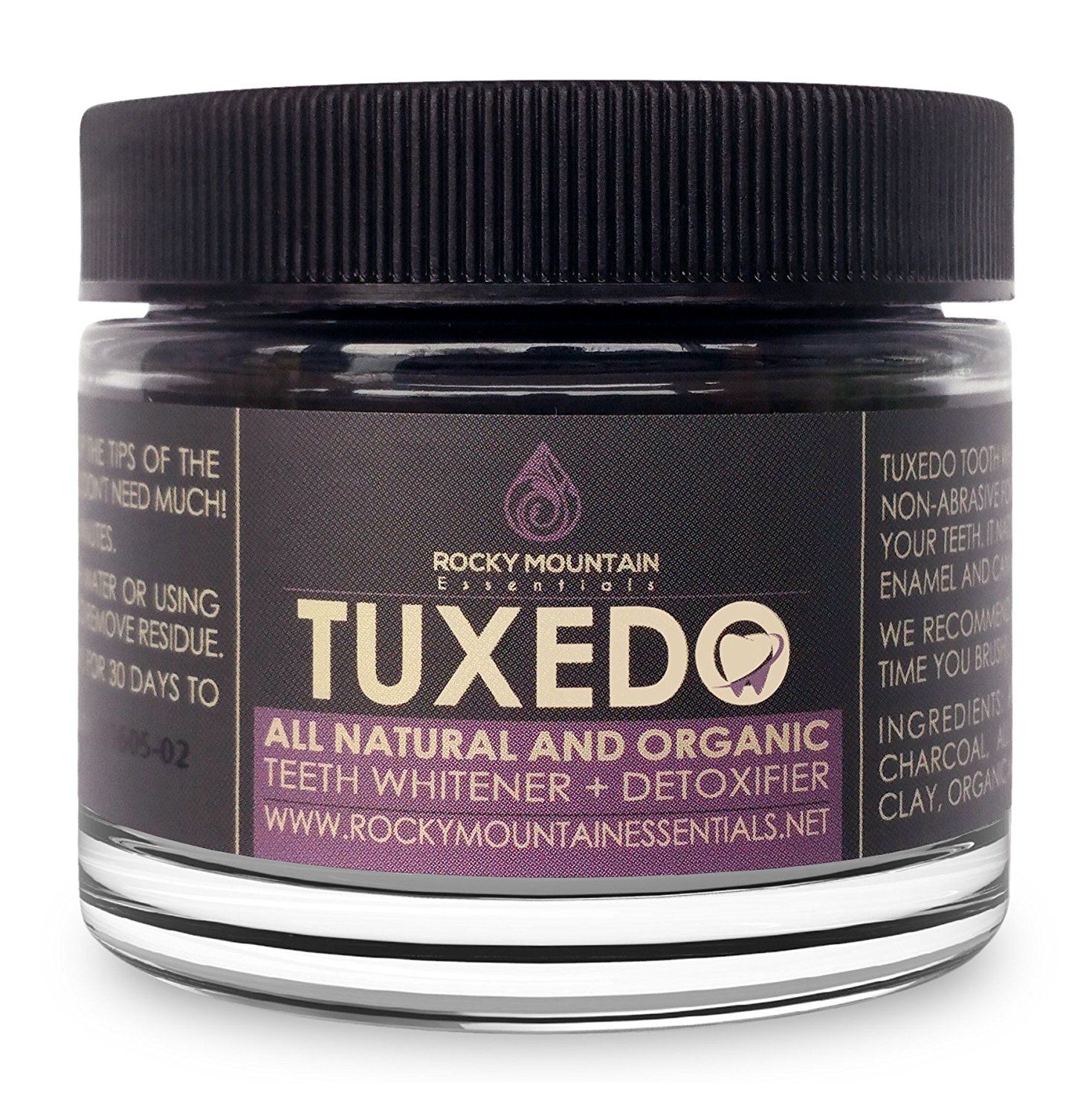 Tuxedo Teeth Whitening Activated Charcoal Powder