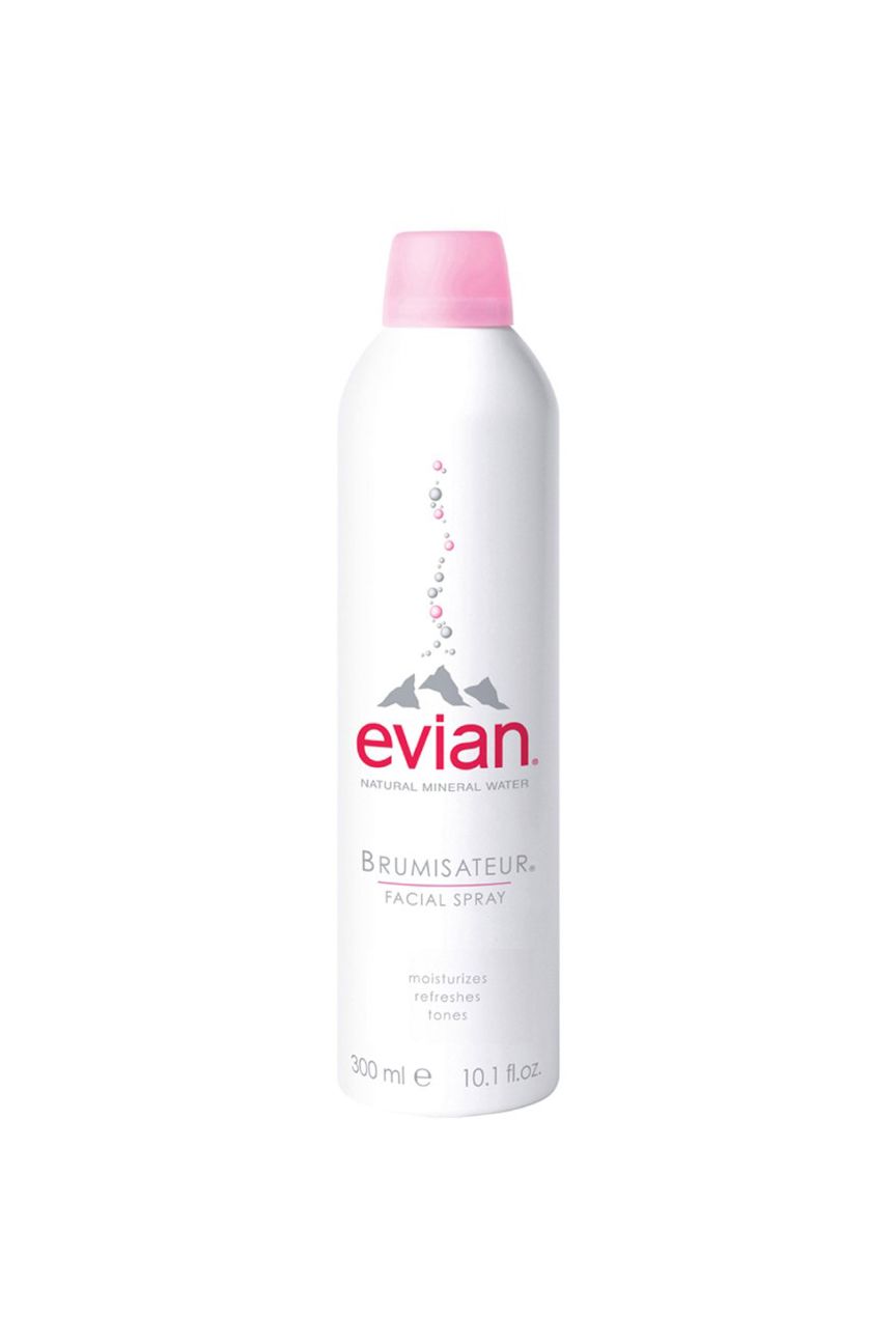 evian waters spray make-up tas