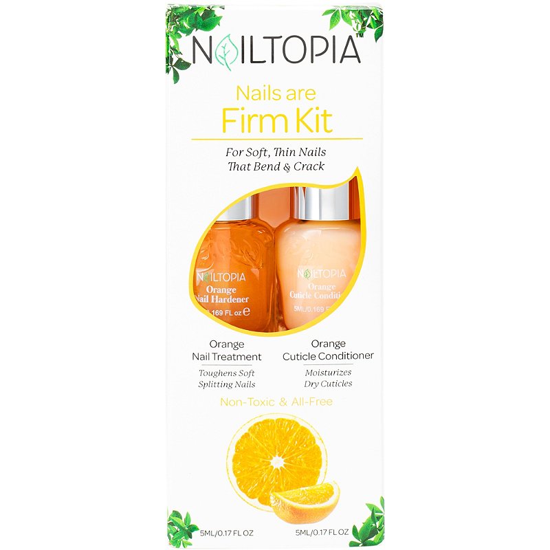 Nailtopia Nails Are Firm Kit: Oransje