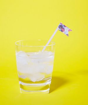 Washi Tape comme drapeau de cocktail