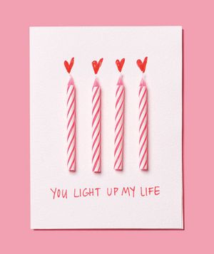 San Valentino fai-da-te, candele di compleanno