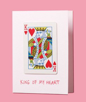 „Pasidaryk pats“ Valentino, širdžių karaliaus žaidimo korta