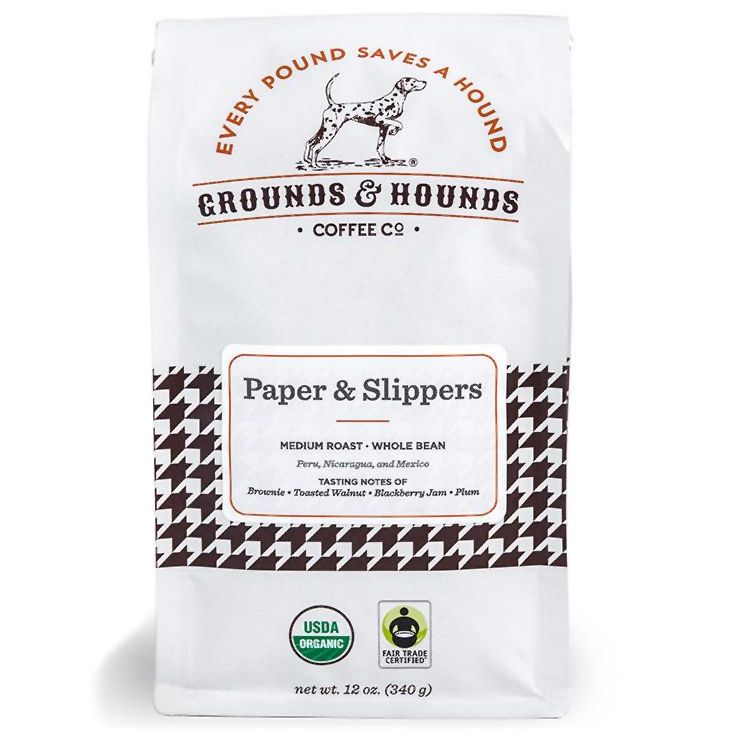回馈的礼物 - Grounds & Hounds Coffee Co. Paper & Slippers Medium Roast Blend