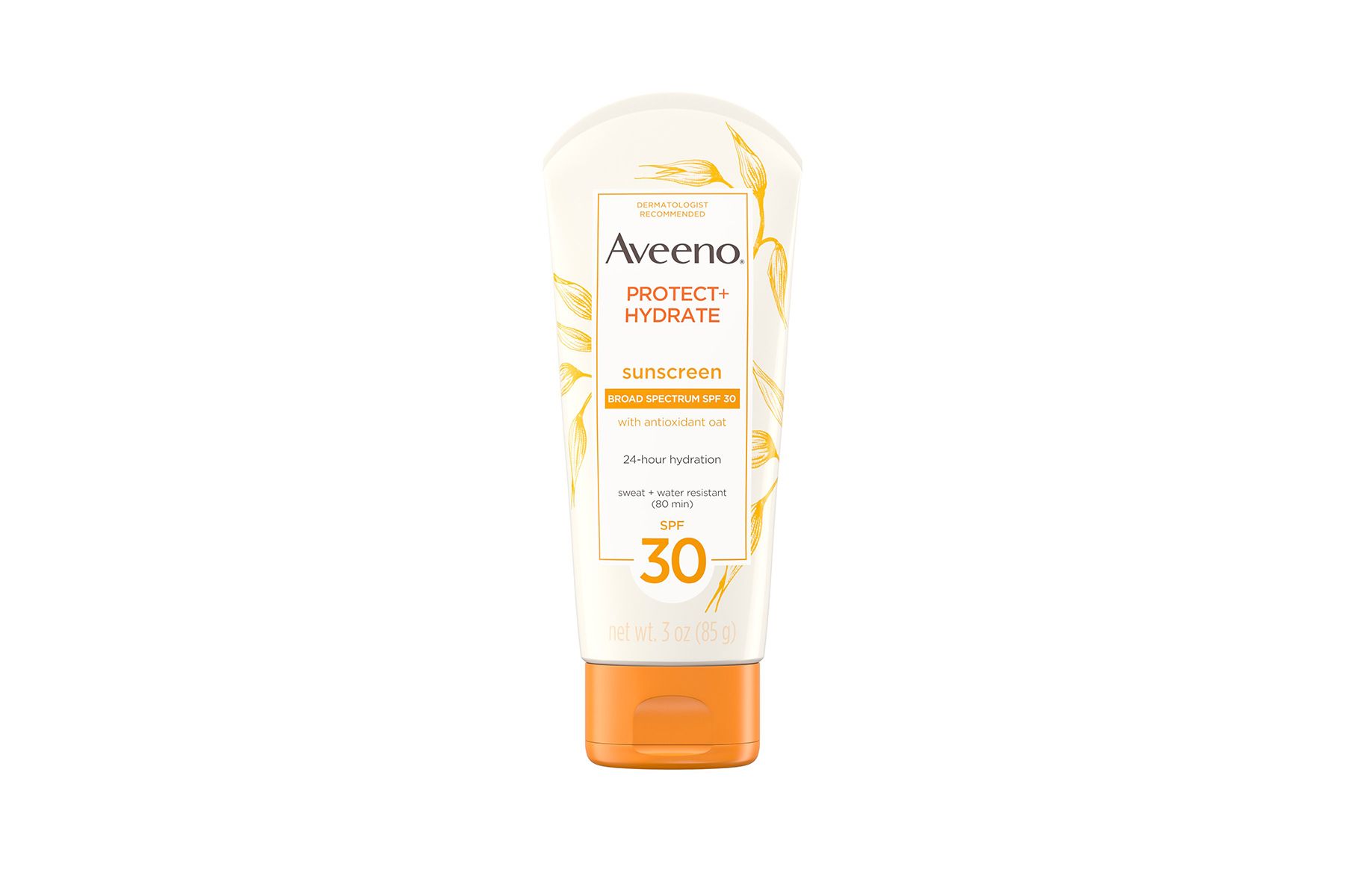 Grianscéithe Aveeno Protect + Hydrate