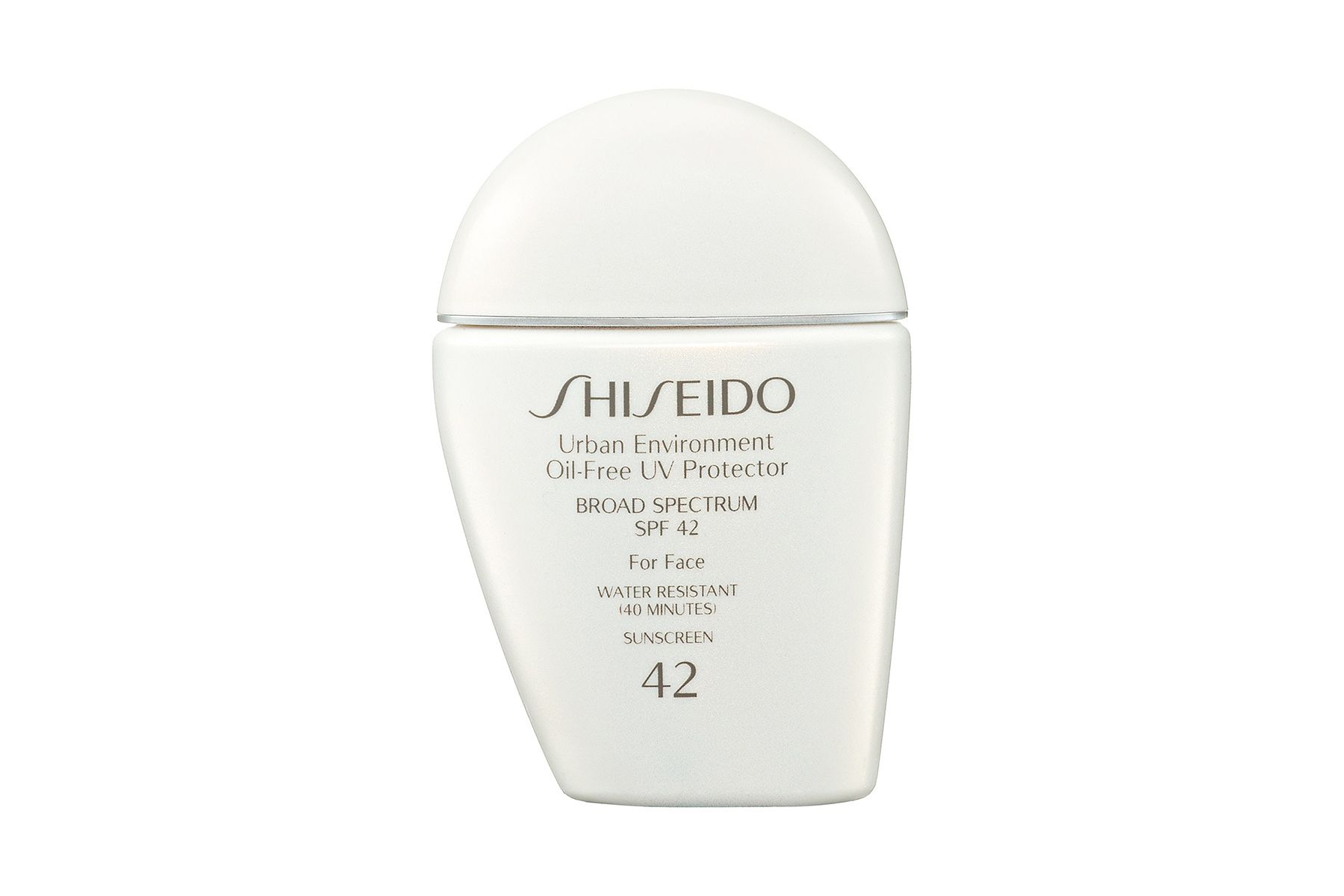 Shiseido bymiljø Oliefrit bredspektrum ansigts solcreme
