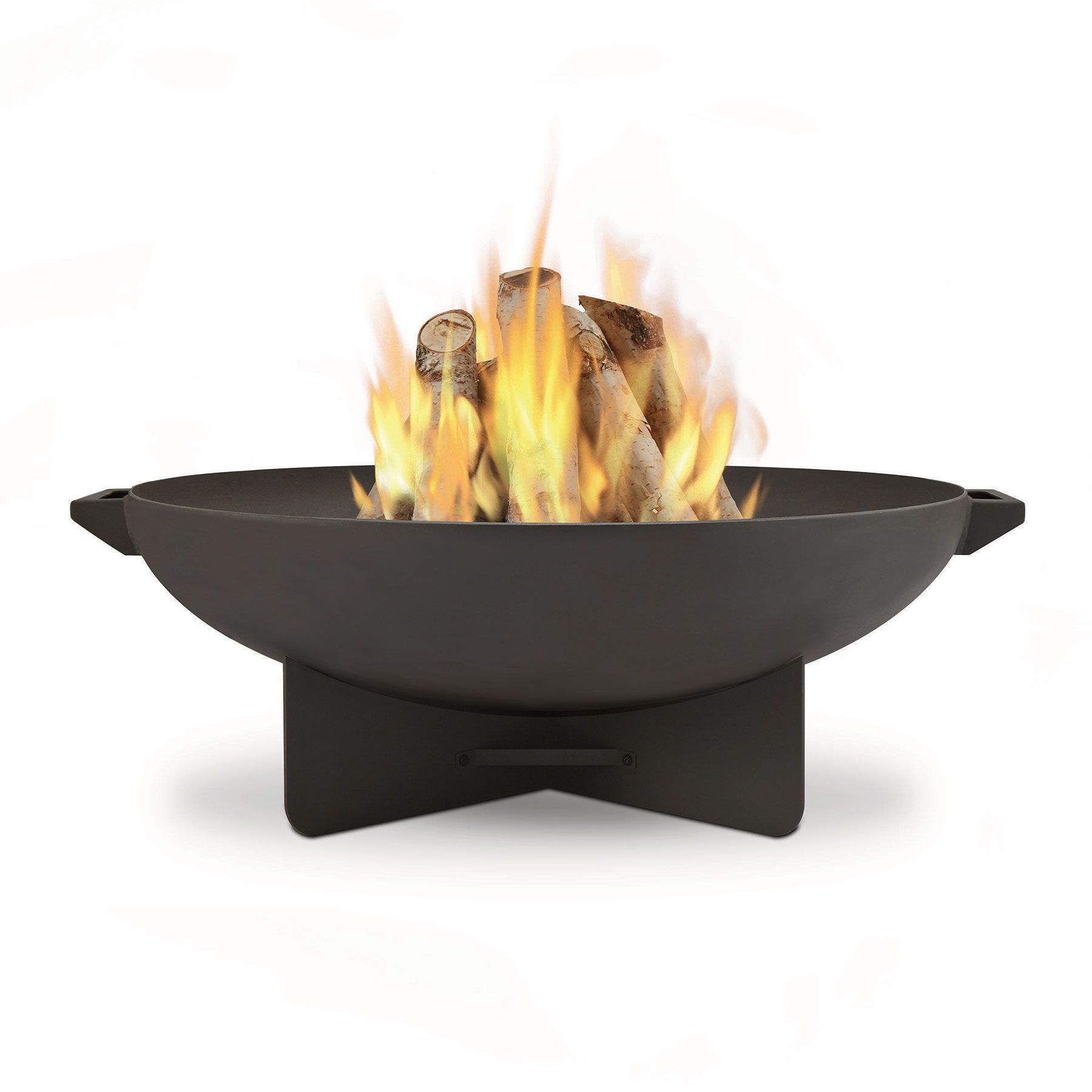 أفضل حفر النار: Real Flame Anson Wood Burning Steel Fire Bowl