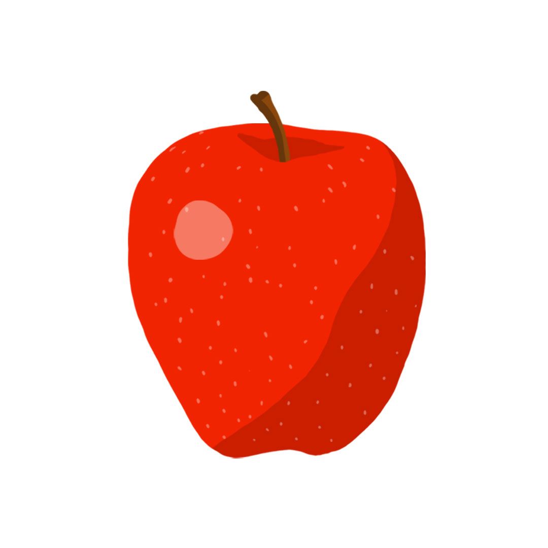 苹果的种类 - Red Delicious 苹果品种形象