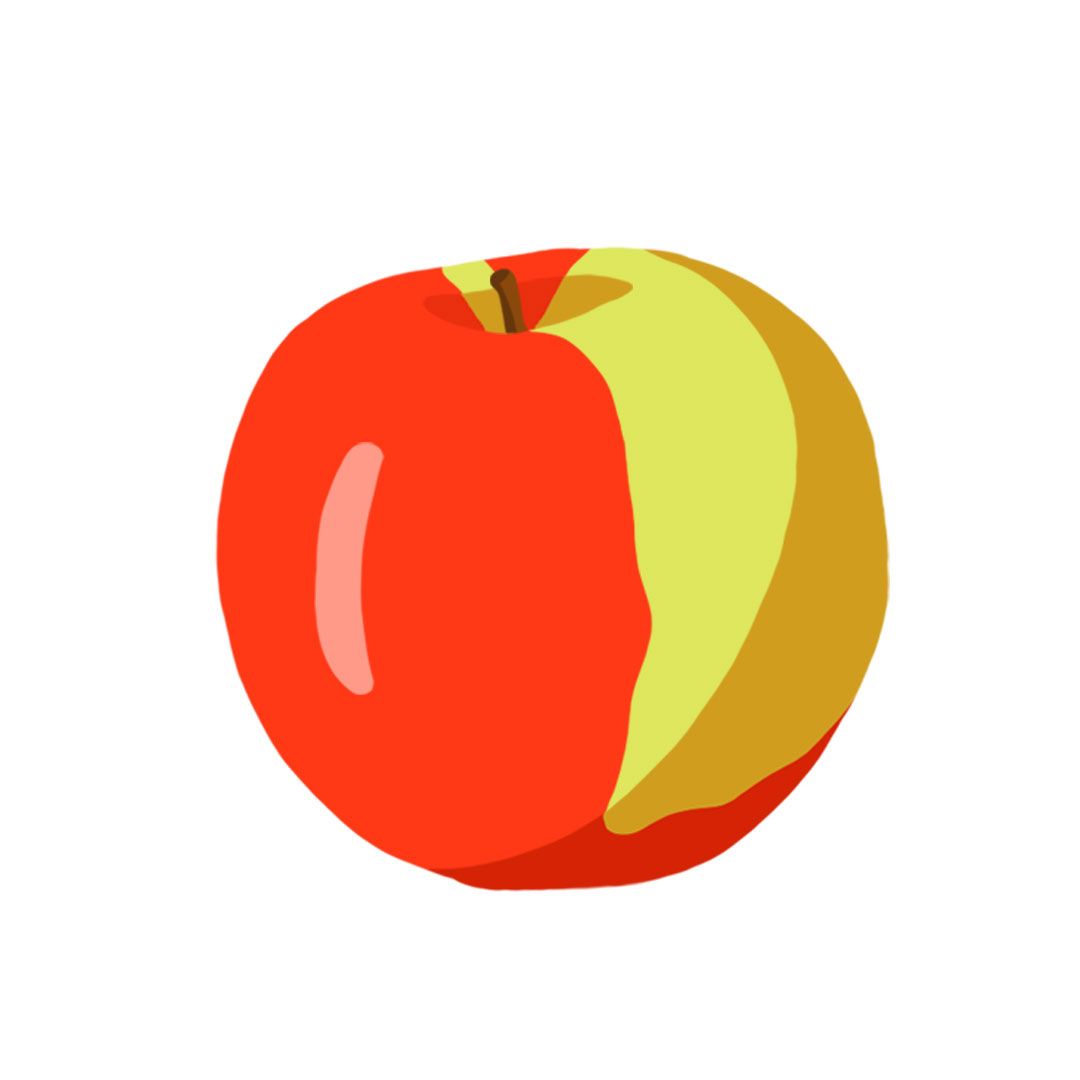 Виды яблок - макинтош яблочный рисунок