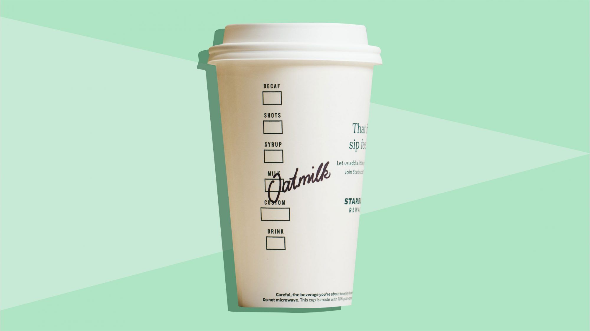 Starbucks offrirà finalmente latte d'avena, ma c'è un problema