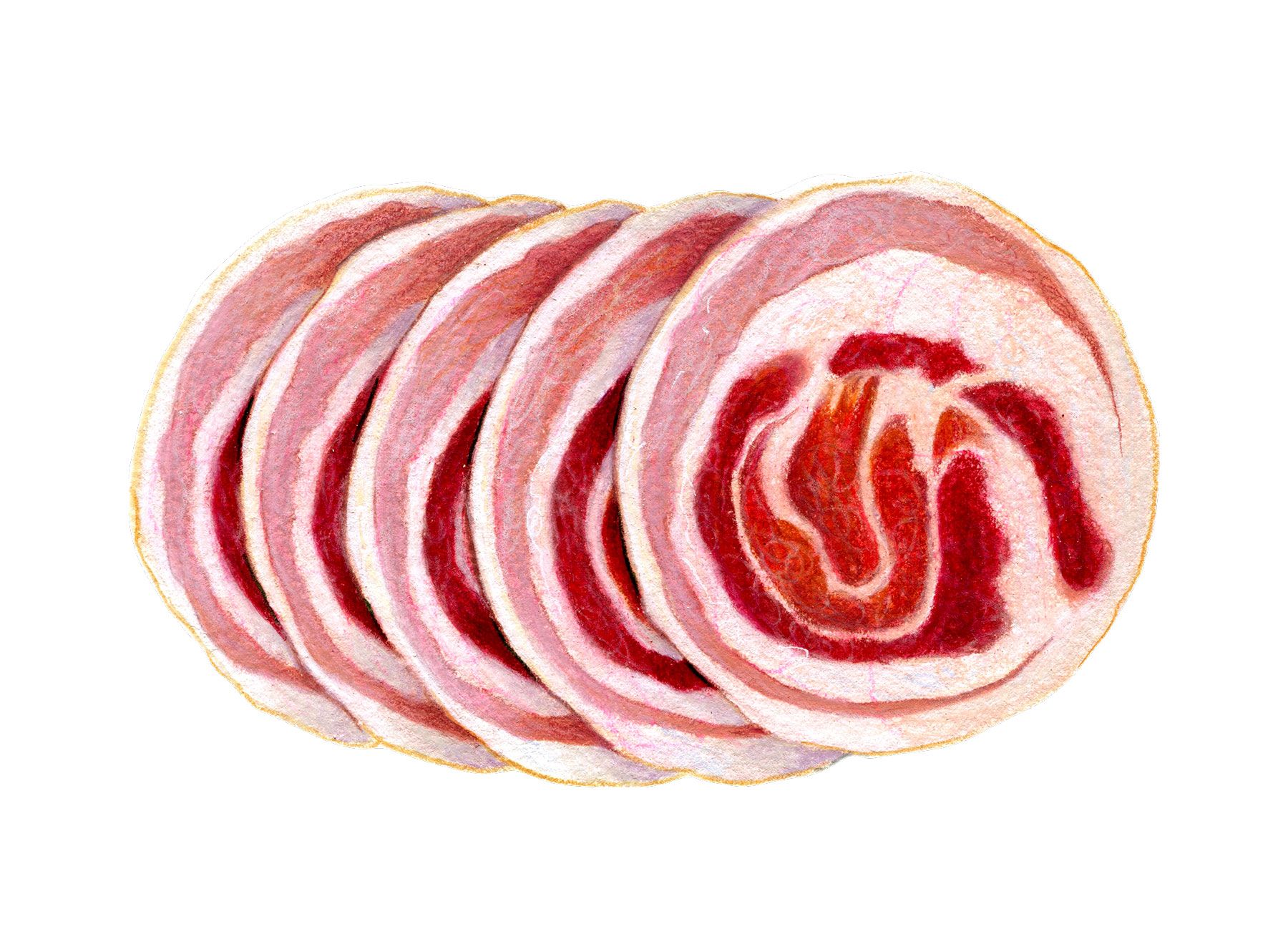 Druhy slaninových rezňov - Pancetta