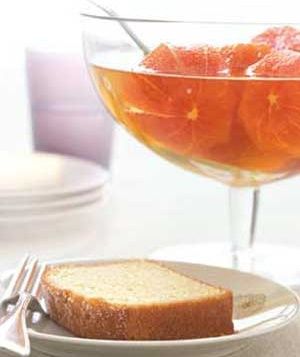 Boozy Clementines Med Pound Cake