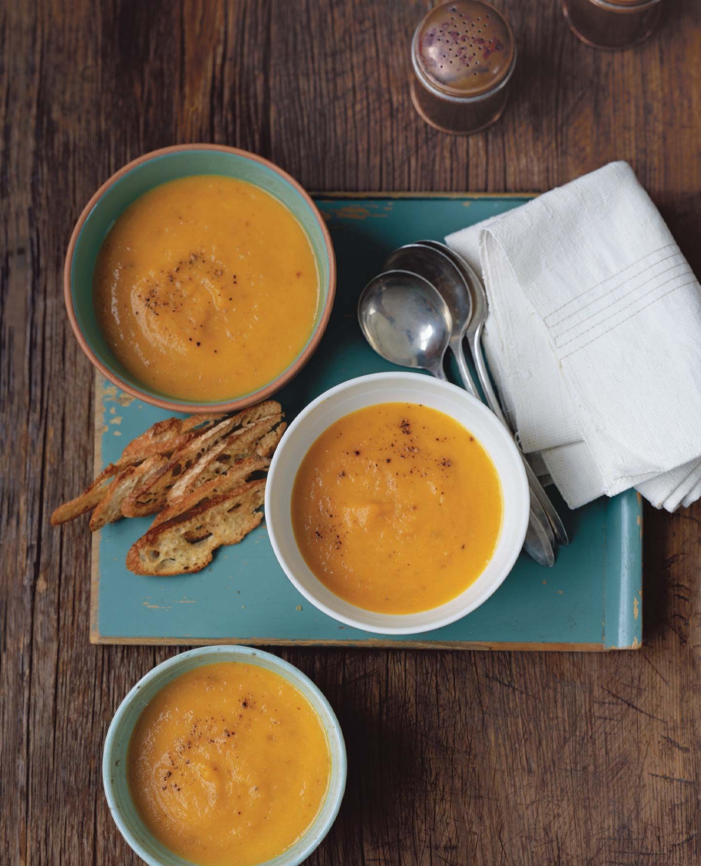 Rostad morot och persilja soppa