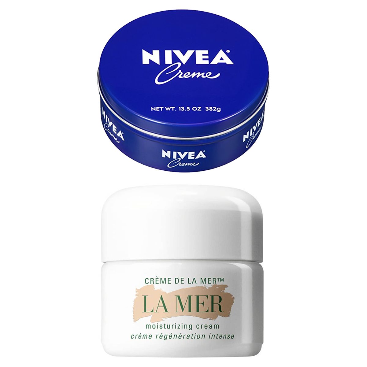 Cremé De La Mer vs. Nivea Creme: The Best Anti-Aging Products