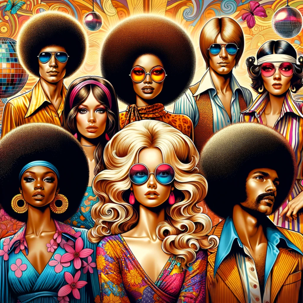 70 年代のヘアスタイル - 女性と男性の魅力を取り戻す