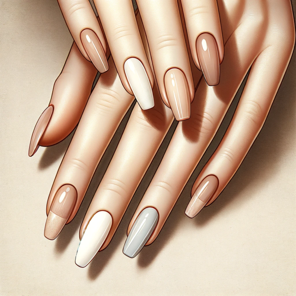Ideas for Natural and Neutral Nail Designs